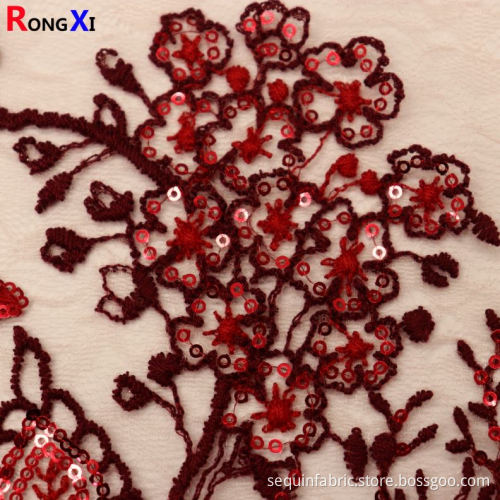 Multifunctional Gold Sequin Lace With High Quality